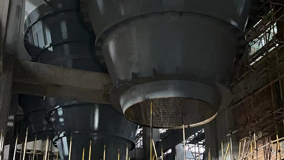 燒結車間料倉施工 燒結車間料倉施工